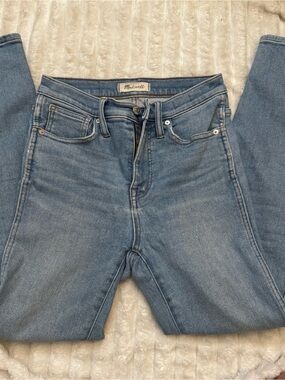 Madewell Light Blue High-Rise Straight Jeans
